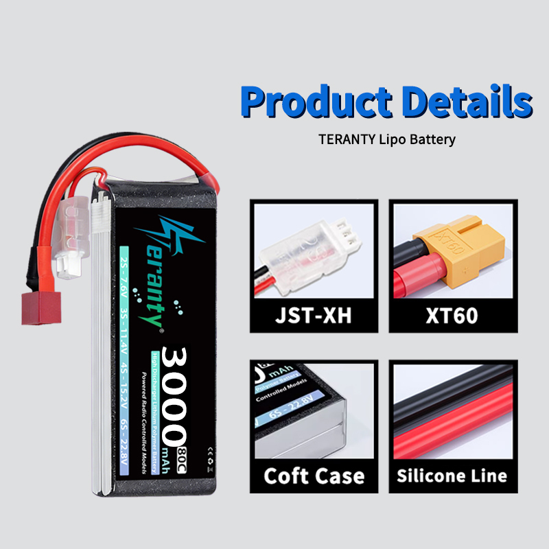 TERANTY 2S 3000mAh Lipo Batter - Rc Hobby & Maskinservice I Eskilstuna review and price