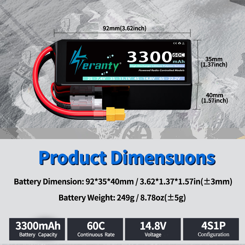 TERANTY 4S 3300mAh Lipo Batter - Lipo Battery 4S review and price