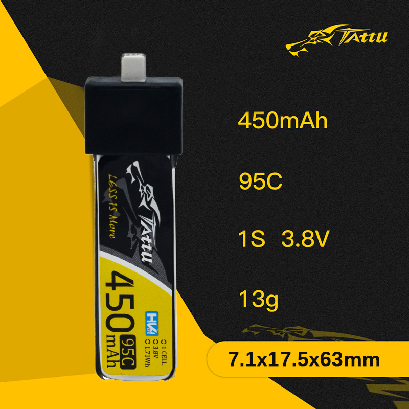 3Pcs NEW TATTU 450/500/550mAh  - Lipo Battery 4S review and price